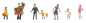 Preview: Faller 155341 Kirmes-Figuren - Bild