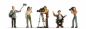 Preview: Noch 15573 H0 Kamerateam - Bild 1