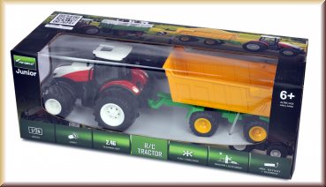 Amewi 22600 RC Traktor mit Kippanhänger 1:24 RTR - Bild 1