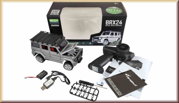 Amewi 22662 BRX24 Metall Scale Crawler 4WD 1:24 RTR anthrazit - Bild 1