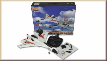 Amewi 24089 SU-27 Flugzeug mit Gyro 3-Kanal 335mm RTF - Bild 1