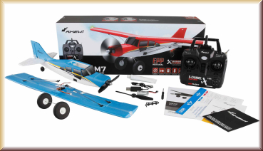 Amewi 24147 Maule M7 brushless 510mm 4-Kanal 3D/6G RTF blau - Bild 1
