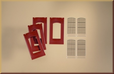 Auhagen 80509 H0 Wände 2342N rot,Industrief - Bild