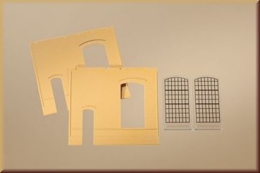 Auhagen 80602 H0 Wände 2325B gelb, Fenster - Bild