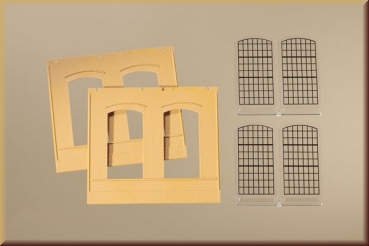 Auhagen 80603 H0 Wände 2325A gelb, Fenster - Bild