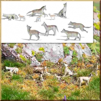 Busch 1193 Wolfsrudel - Bild