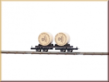 Busch 12223 Drehgestell-Papierwagen H0 - Bild