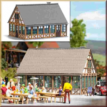 Busch 1534 Gaststätte/Kl.Brauhaus H0 - Bild