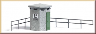 Busch 1629 Schalthaus achteckig H0 - Bild