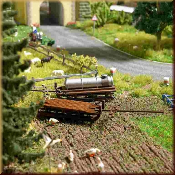 Busch 1631 Zwei Transportschlitten - Bild 1