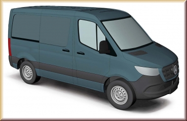 Busch 53401 MB Sprinter Kasten, kurzer RS - Bild