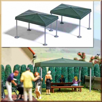Busch 7797 M-Set:Party Pavillions H0 - Bild
