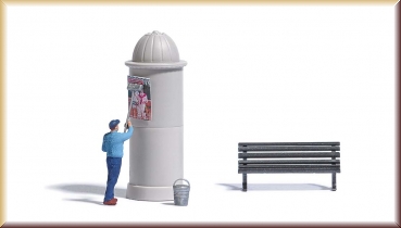 Busch 7909 Action Set: Plakatkleber - Bild