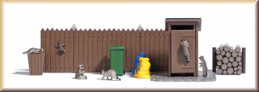 Busch 7922 Action Set: Waschbären - Bild