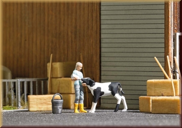 Busch 7932 Action Set: Kälberfütterung - Bild