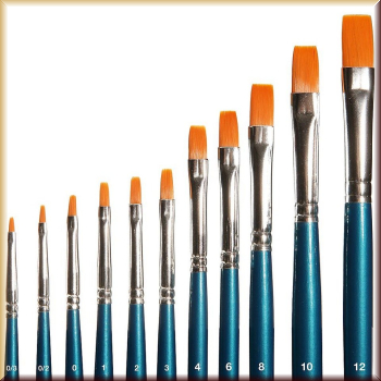 Faller 172126 Flachpinsel, synthetisch, Grö - Bild 1