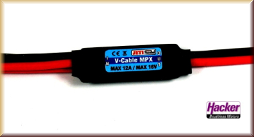 Hacker 22985487 JETImodel V-Kabel MPX - Bild