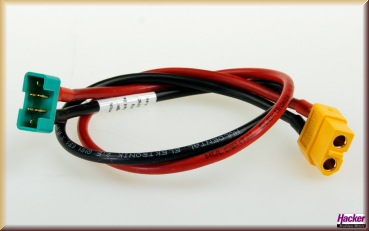 Hacker 26058829 Akkuladekabel XT60-Buchse / M - Bild