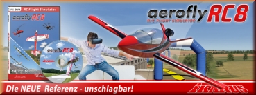 Ikarus 3091010 SET: aeroflyRC8 auf DVD für Win8/10mit USB-Fligh - Bild 1