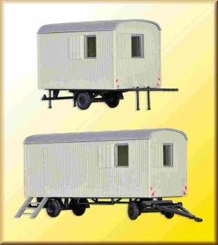 Kibri 10278 H0 Bauwagen, 2 Stueck - Bild 2