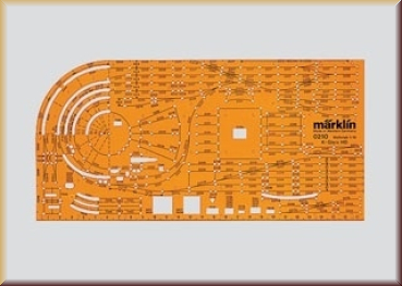 Märklin 00210 Zeichenschablone K-Gleis - Bild
