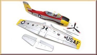 Modster MD10047 Arrows T-28 Trojan 1100mm Elektromotor Tiefdecker - Bild 3