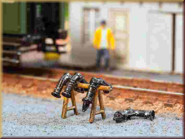 Noch 13623 HO 3D Dampfheizungskuppl.-Set - Bild