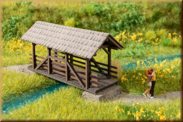 Noch 14372 H0 L-C Überd.Fußgänger-Brücke - Bild