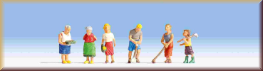 Noch 15569 HO Familie im Garten - Bild