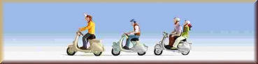 Noch 15910 H0 Motorrollerfahrer - Bild