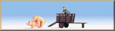 Noch 16656 HO Schweinetransport - Bild