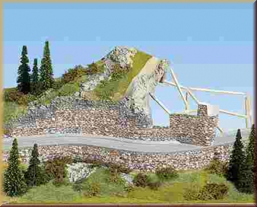 Noch 57510 H0/TT Mauerplatte  Granit - Bild