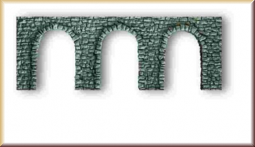 Noch 58260 H0 Arkadenmauer,offen,27x10cm - Bild