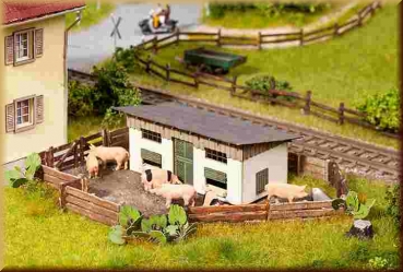 Noch 65608 Themen-Set  Schweinestall - Bild