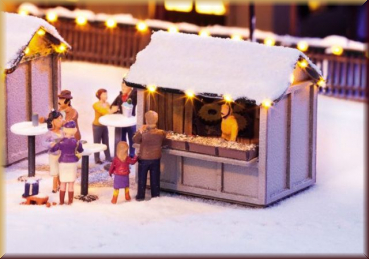 Noch 65610 H0 Themen-Set Weihnachtsmarkt - Bild