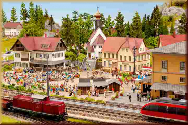 Noch 66004 HO L-C Bahnhof Tannau (Berg) - Bild