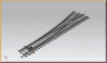 Piko 55170 Weiche WL mit Betonschwellen - Bild