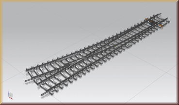 Piko 55171 Weiche WR mit Betonschwellen - Bild