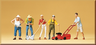 Preiser 10463 Bei der Gartenarbeit - Bild