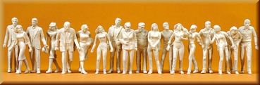 Preiser 65601 Passanten. 18 unbemalte Figur - Bild
