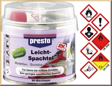 Robbe 601457 PRESTOLITH EASY LEICHTSPACHTEL 420G - Bild