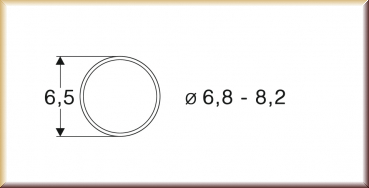 Haftrings 10Stk.6,8 bis 8,2mm (Roco 40067)