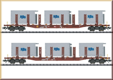 Trix 24141 Rungenwagen-Set Badsysteme DB - Bild