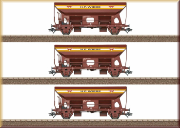 Trix 24142 Selbstentladewagen-Set Wiebe - Bild