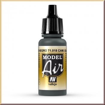 vallejo 71018 Tarnfarbe, Schwarzgrün, 17 ml - Bild
