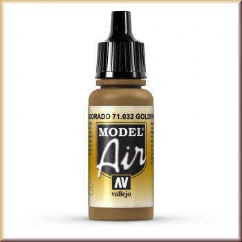 vallejo 71032 Goldbraun, 17 ml - Bild