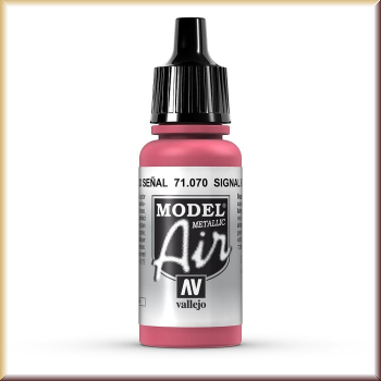 vallejo 71070 Signalrot, Metallic, 17 ml - Bild