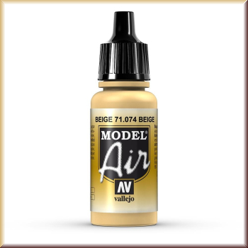 vallejo 71074 Feldbraun, Metallic, 17 ml - Bild