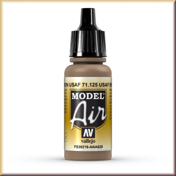 vallejo 71125 USAF Braun, 17 ml - Bild