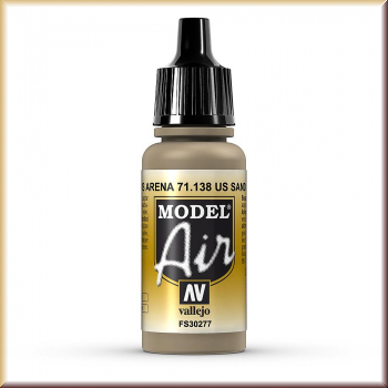 vallejo 71138 US Sand, 17 ml - Bild